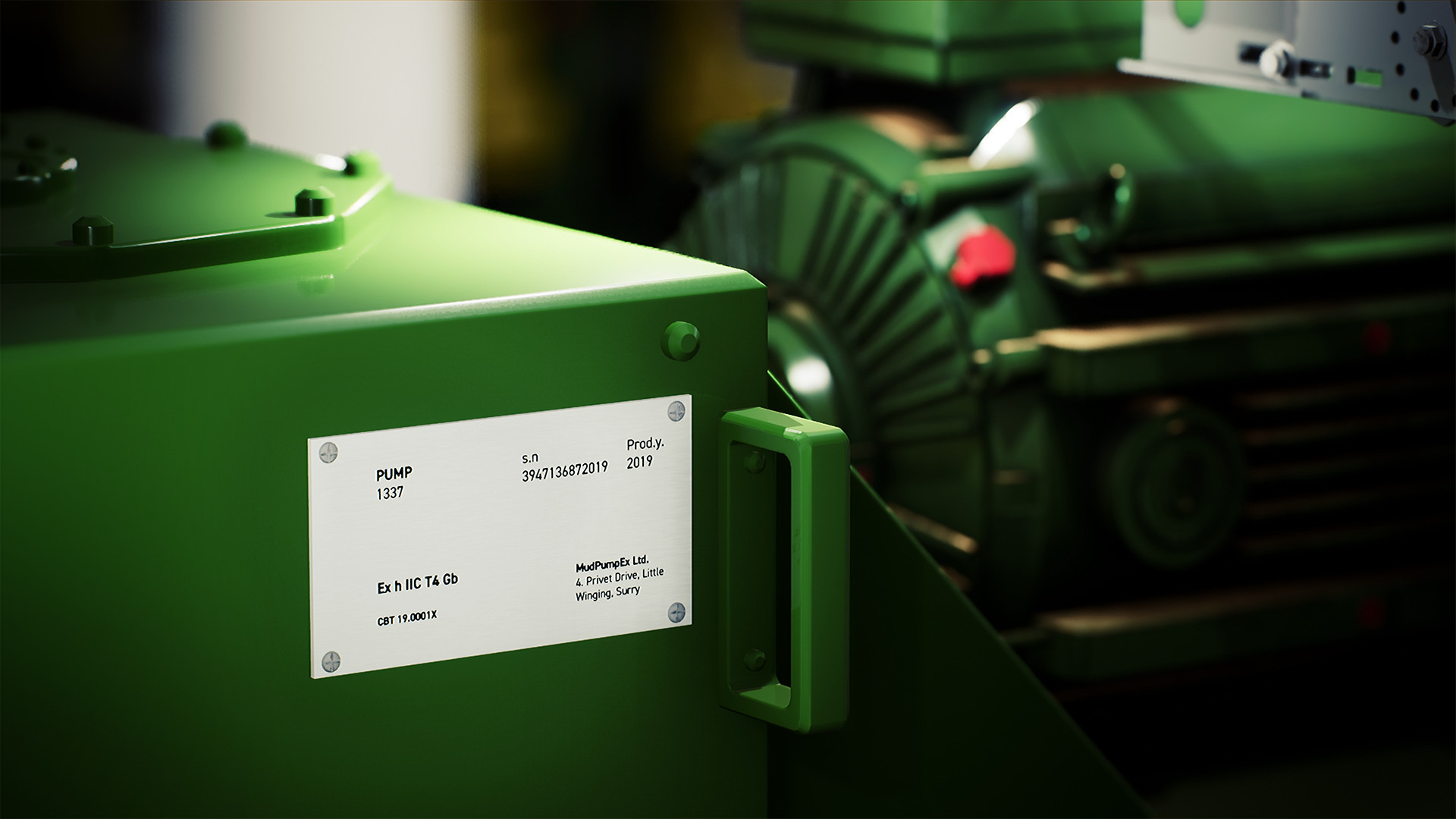 Ex merking av mekanisk utstyr