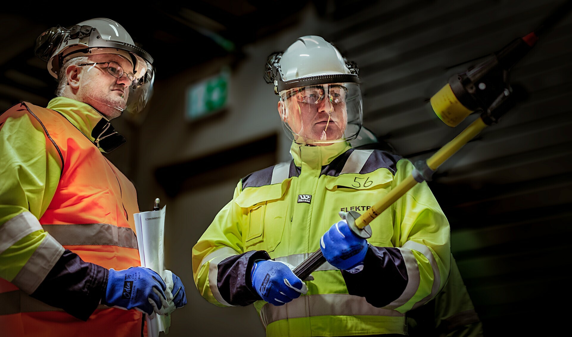 High voltage course for machine officers
